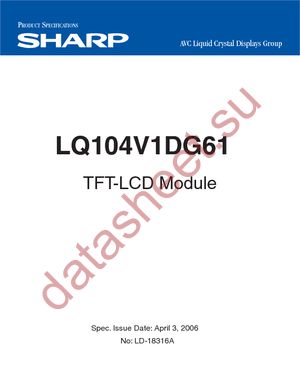 LQ104V1DG61 datasheet  